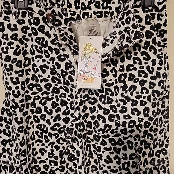 Animal Print Cargo Jogger Pants Boutique Unbranded Cotton Size Small - Picture 7 of 10